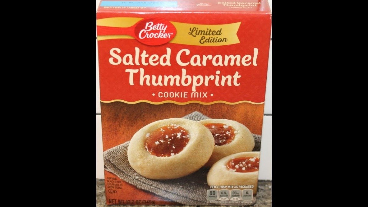 Betty Crocker Salted Caramel Thumbprint Cookie Mix â Preparation