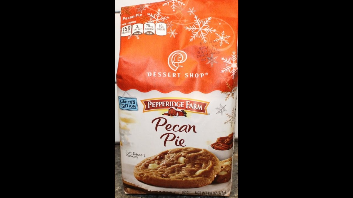 Pepperidge Farm Dessert Shop Cookies  Pecan Pie Review