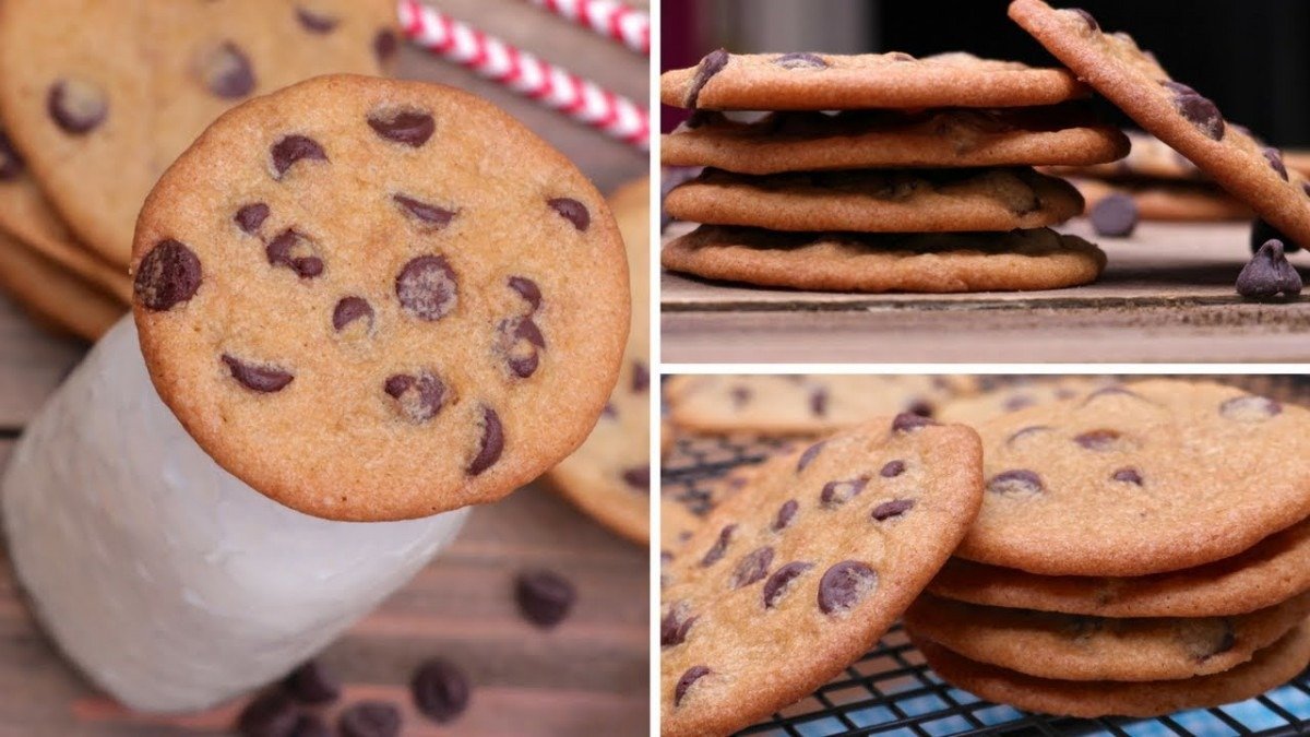 How To Make Thin & Crispy Chocolate Chip Cookies Recipe