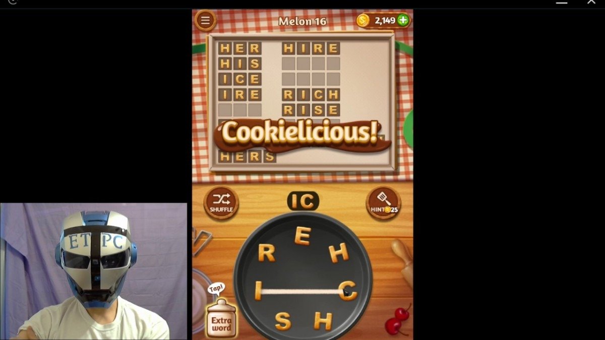 Word Cookies Melon 16 Solved