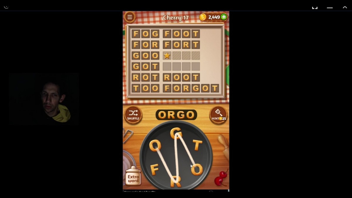 Word Cookies, Talented Chef, Cherry Level 17