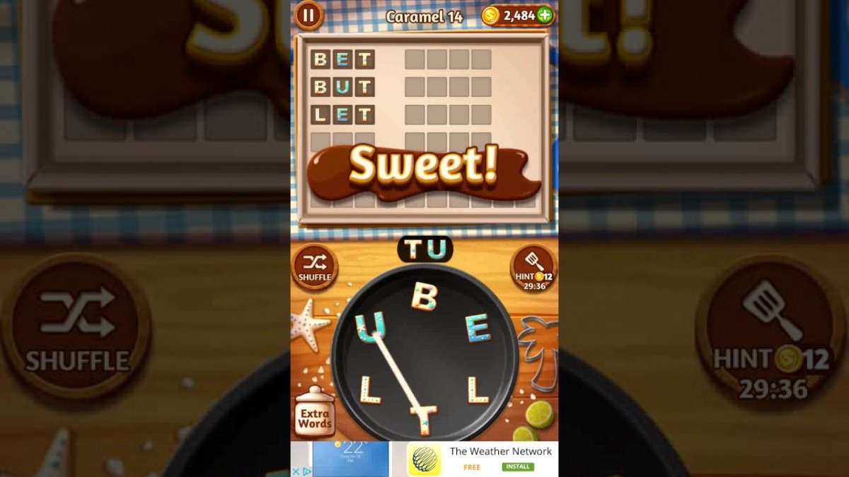 Word Cookies Caramel 14