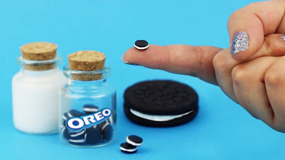 Miniature Oreo Cookies â¥ Diy Milk & Cookie Jars