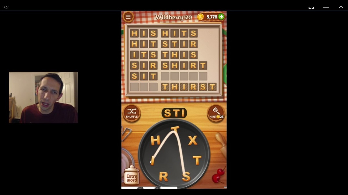 Word Cookies, Celebrity Chef, Wildberry Level 20