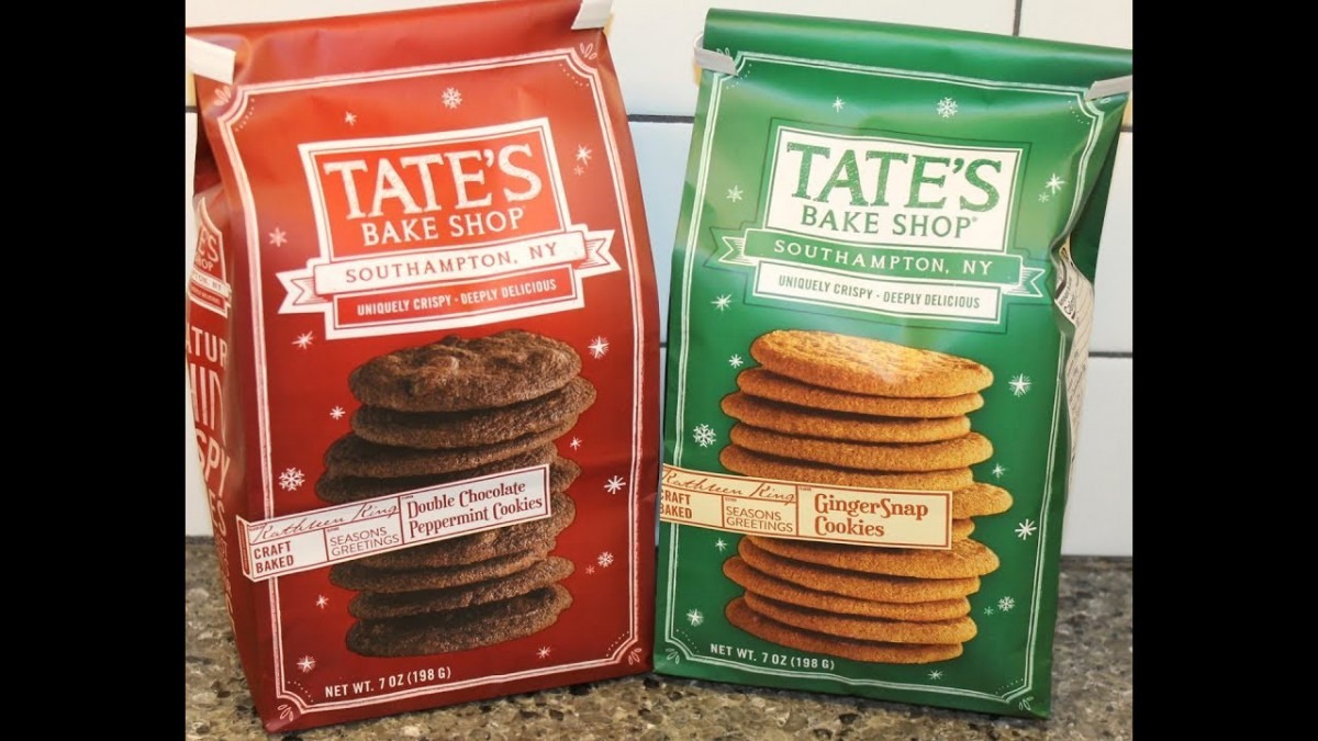 Tate’s Bake Shop  Double Chocolate Peppermint Cookies & Gingersnap