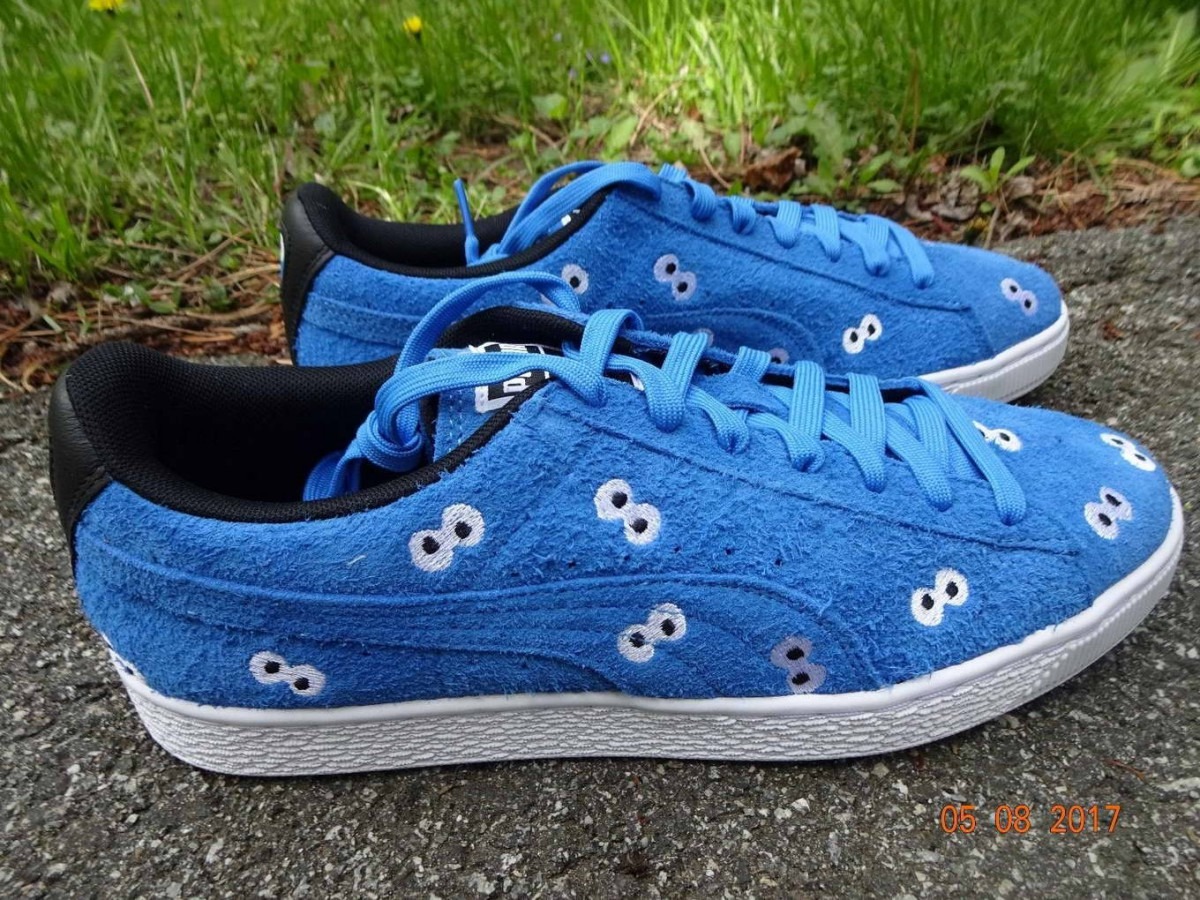 Where To Buy Puma Sesame Street Cookie Monster Blue Suede Mens