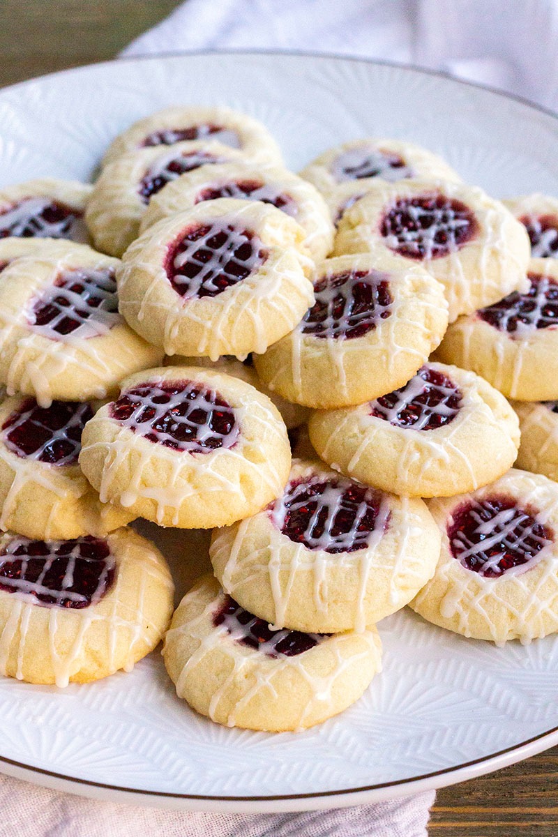 Raspberry Thumbprint Cookies â¢ Bread Booze Bacon