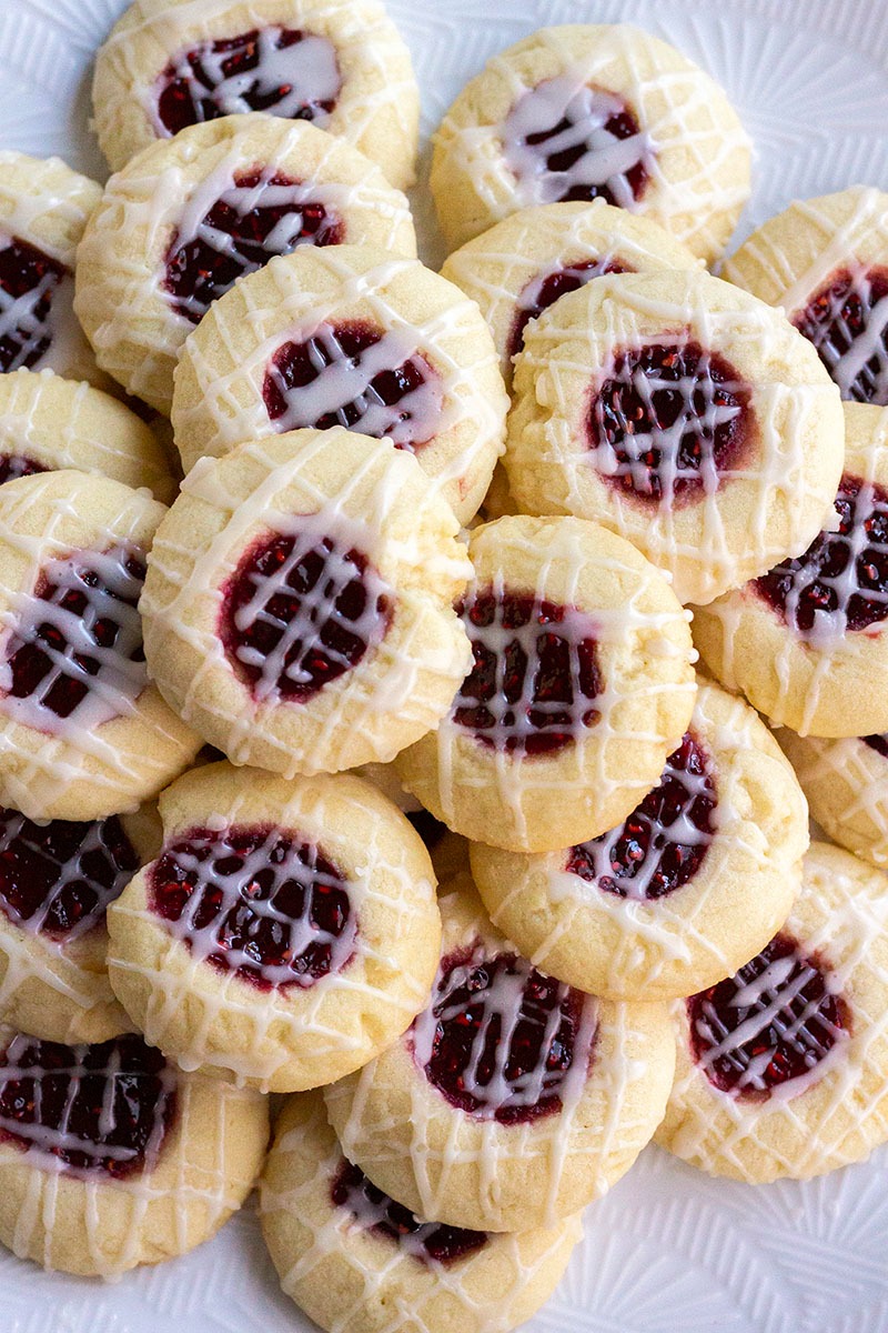 Raspberry Thumbprint Cookies â¢ Bread Booze Bacon