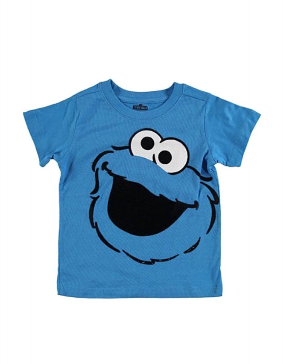 Sesame Street Cookie Monster Face Months Tee T Shirt Toddler Sz