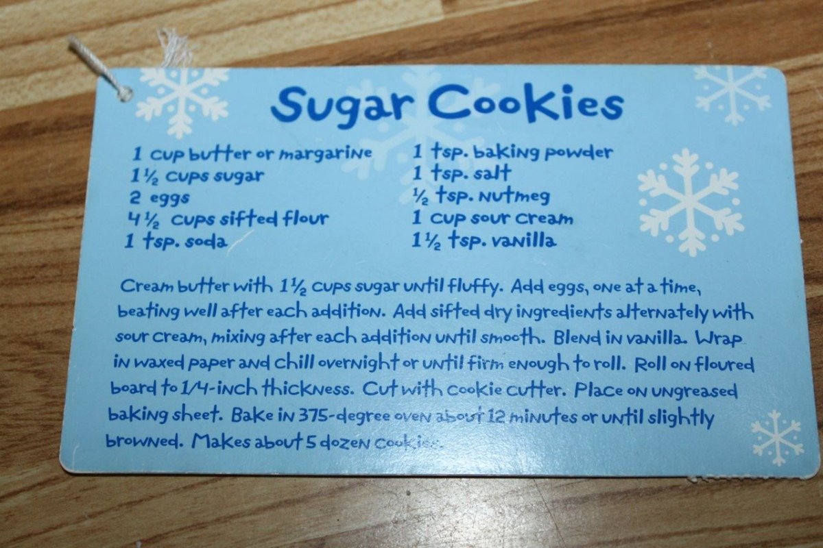 Recipe] Sugar Cookies