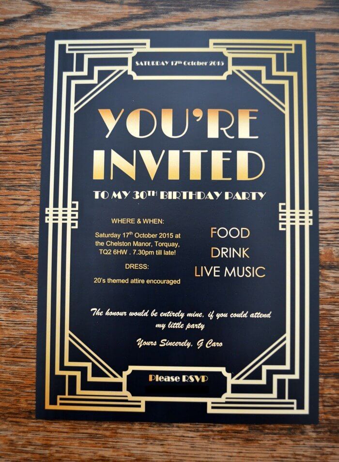 1920s Wedding Invitations Inspirational 1920 S Gatsby Glam Art