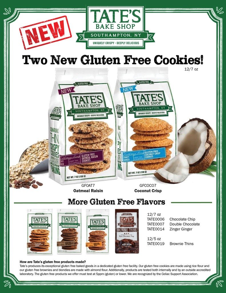 Tate's Gluten Free Cookies