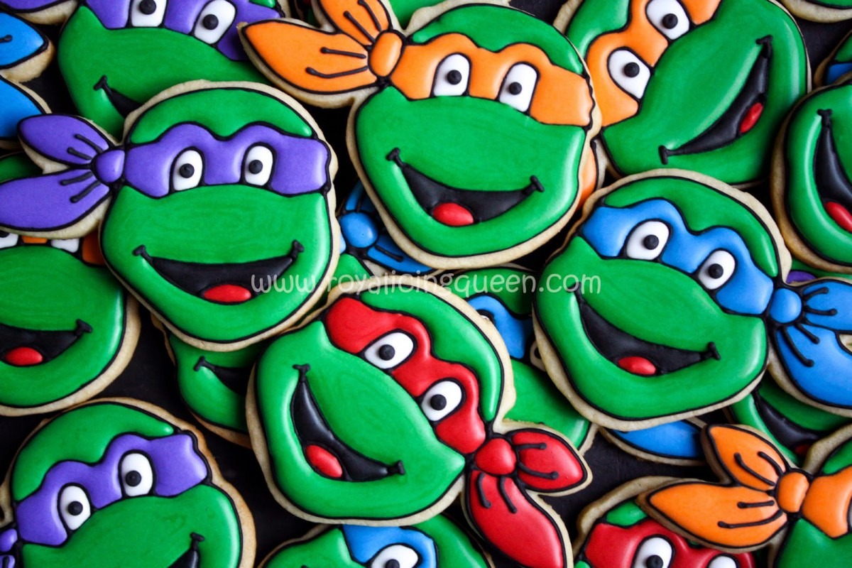 The Royal Icing Queen  Teenage Mutant Ninja Turtle Cookies