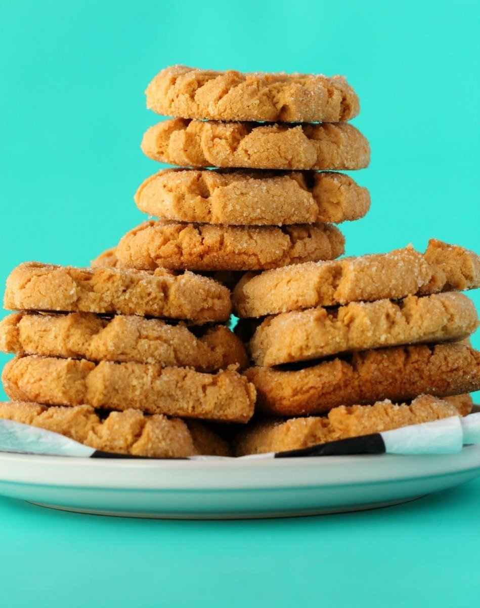Crunchy Vegan Peanut Butter Cookies