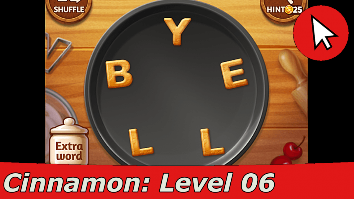 Word Cookies Cinnamon 6 Answers