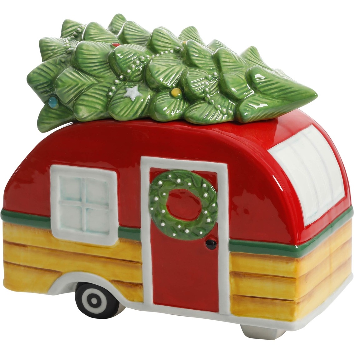 Gibson Home Snow Valley Camper Cookie Jar