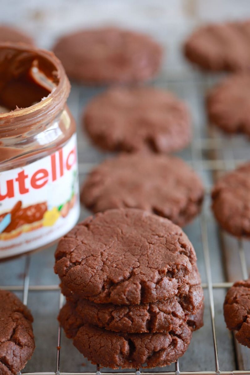 3 Ingredient Nutella Cookies