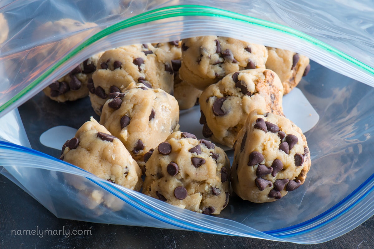 How To Make Frozen Cookie Dough Balls