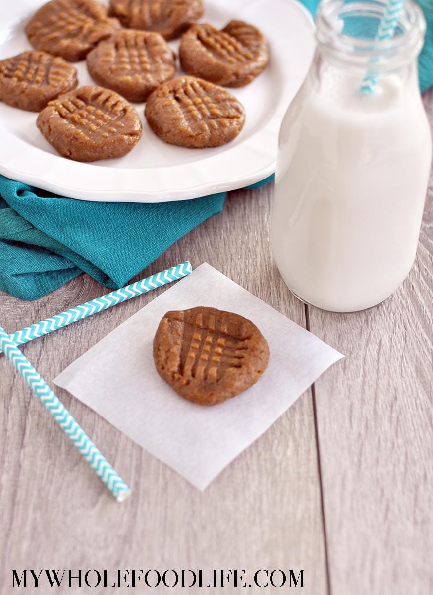 2 Ingredient Almond Butter Cookies