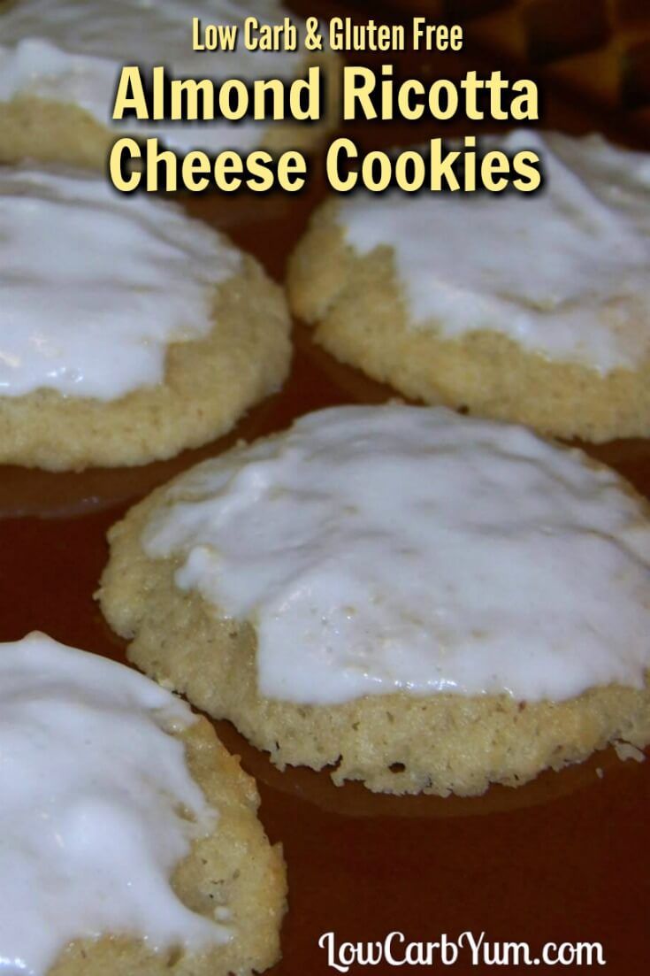 Delicious Almond Ricotta Cheese Cookies With A Sugar Free Almond