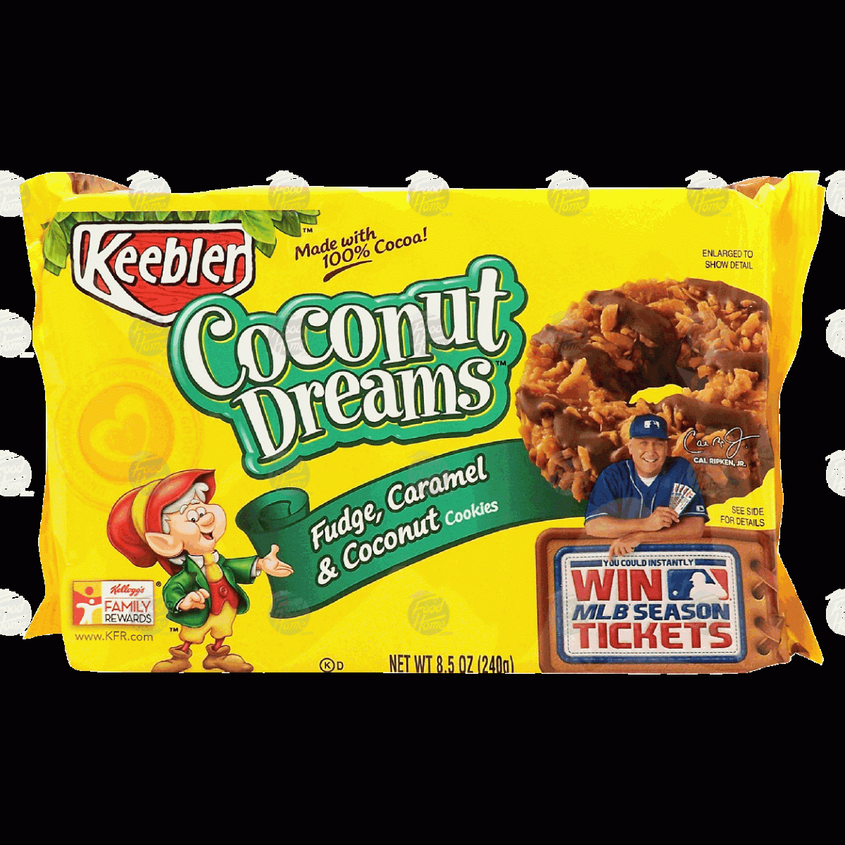 Keebler Coconut Dreams Fudge, Caramel Coconut Cookies 8 5oz