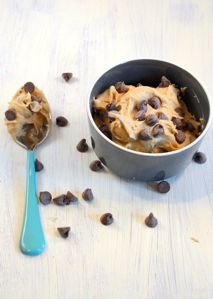 Eggless Cookie Dough For One