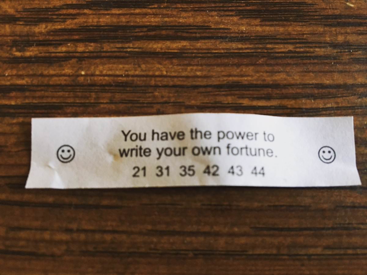 Is This Fortune Cookie Writer Telling Me To Do His Job For Him