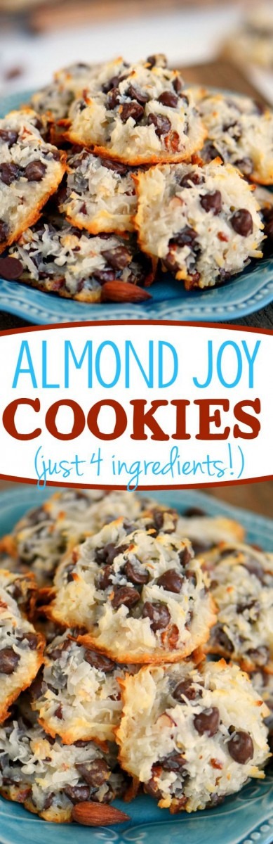 These Easy Almond Joy Cookies Take Just Four Ingredients And Don't