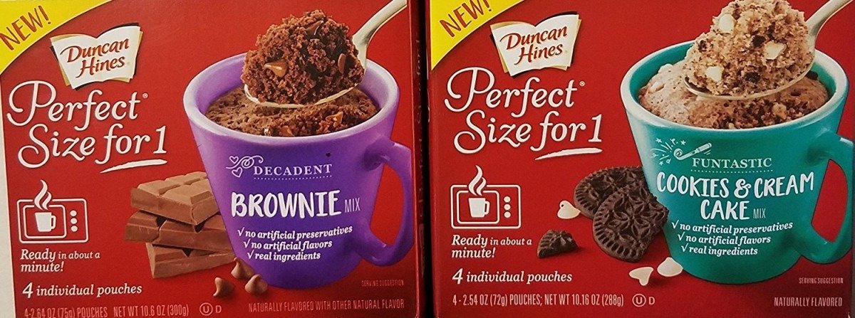 Amazon Com  Duncan Hines Perfect Size For 1 Decadent Brownie Mix