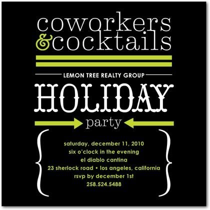Holiday Work Party Invitation