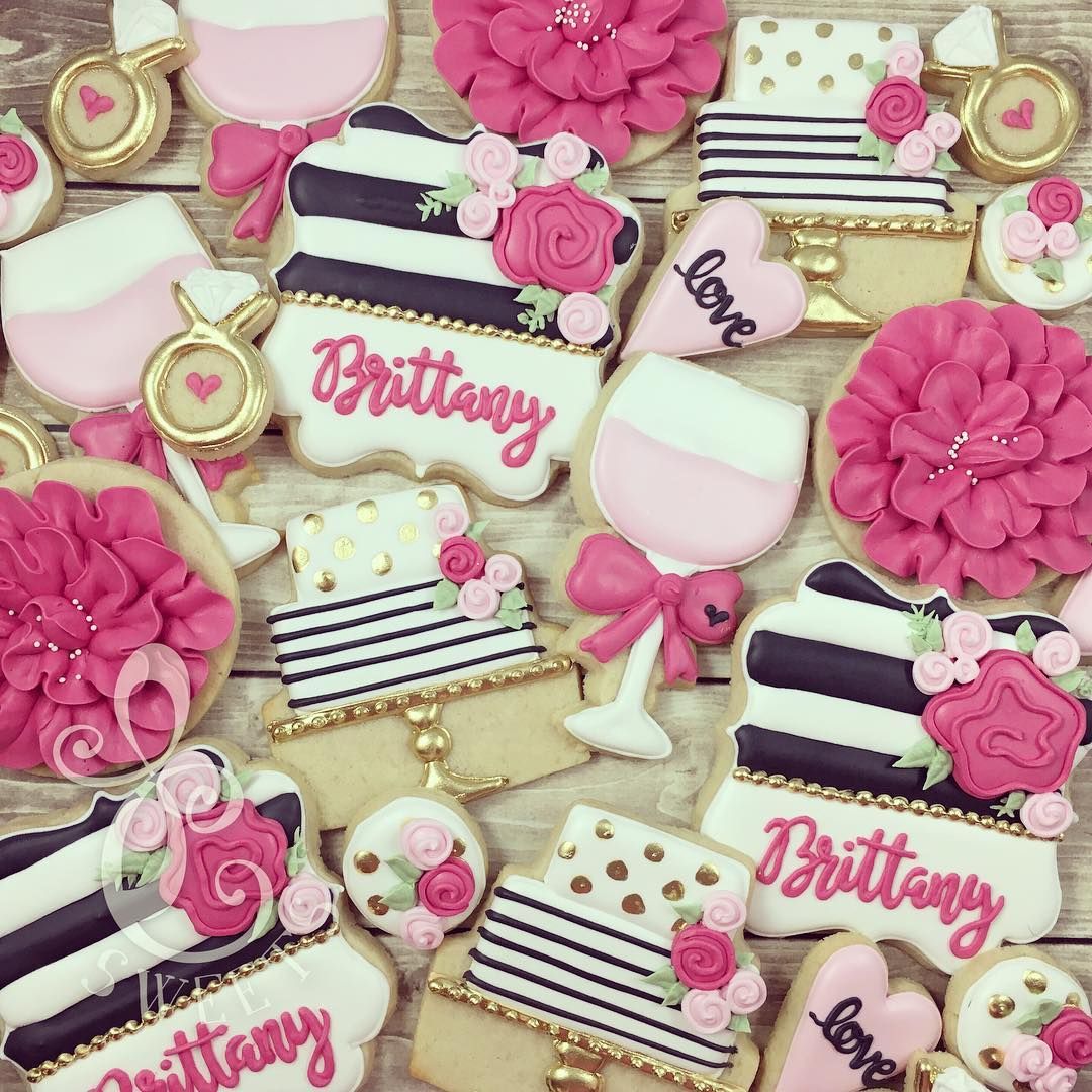 Kate Spade Inspired Bridal Shower Cookies