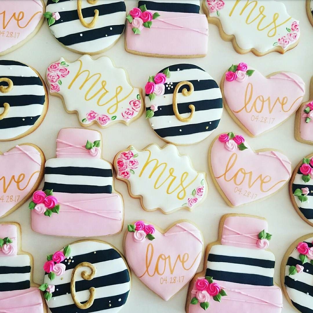 Kate Spade Bridal Shower Cookies