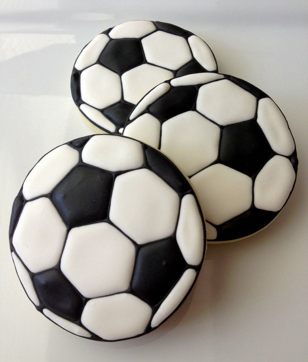 Soccer Ball Cookies  More