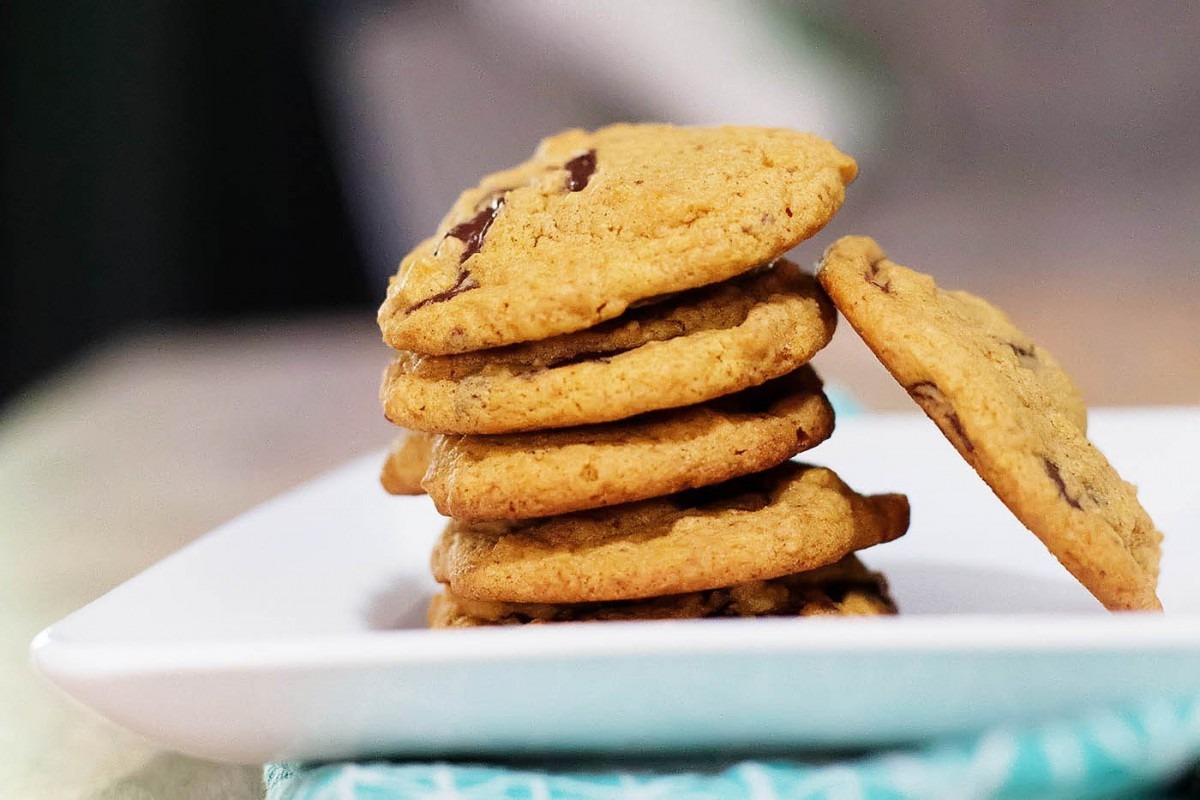 Pumpkin Pancake Chocolate Chip Cookies