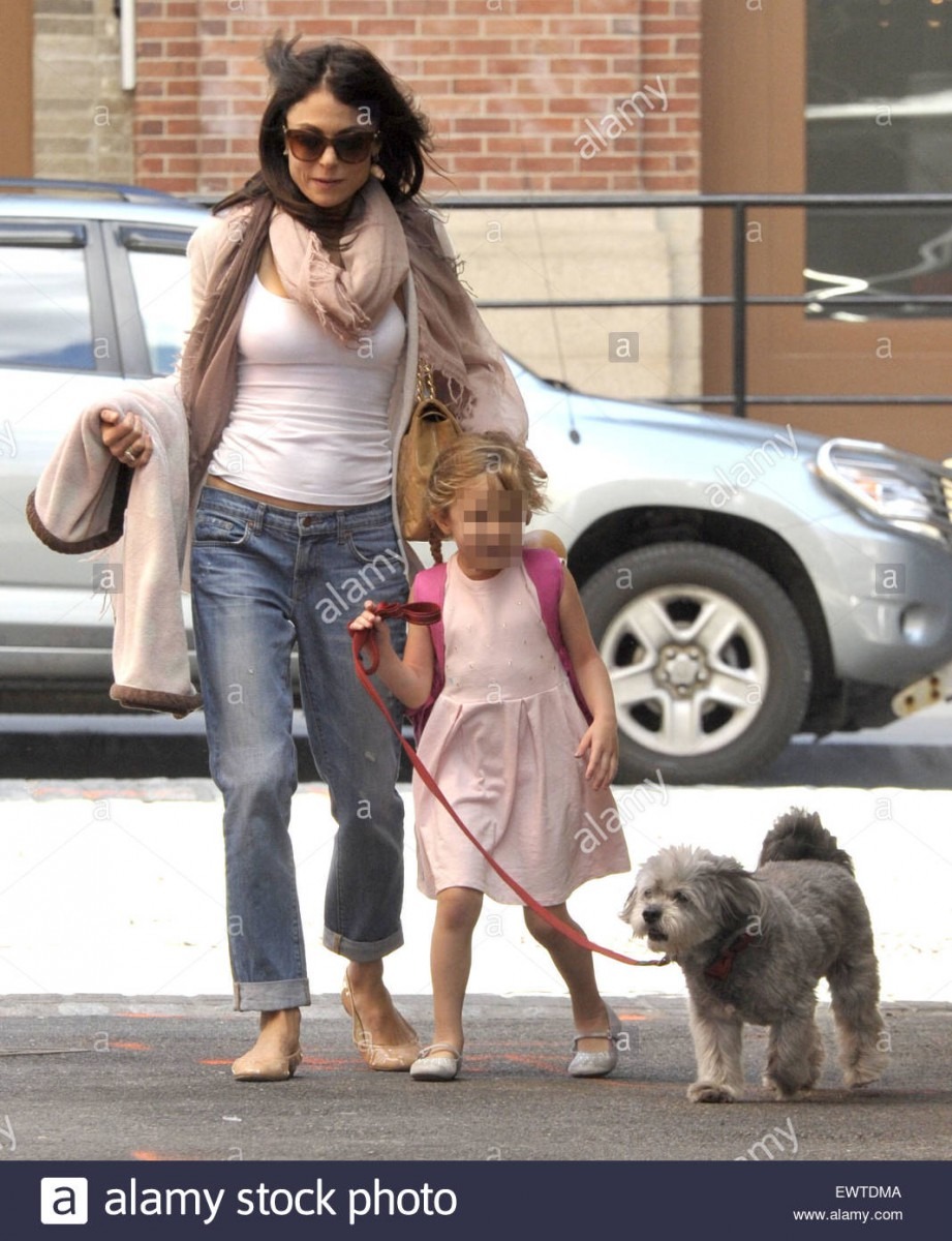 Bethenny Frankel Takes Her Dog Cookie To Collect Her Daughter Bryn