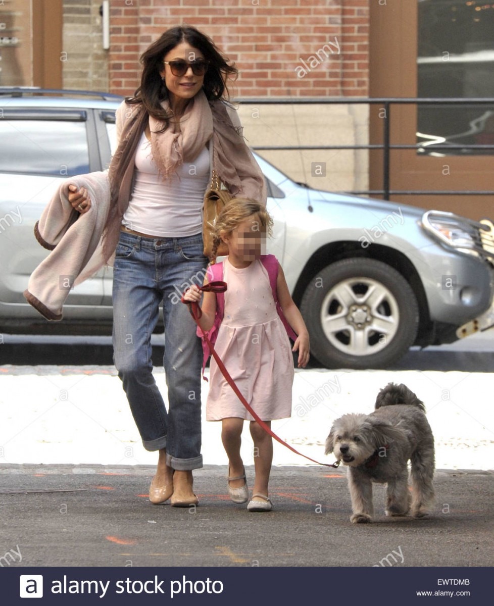 Bethenny Frankel Takes Her Dog Cookie To Collect Her Daughter Bryn