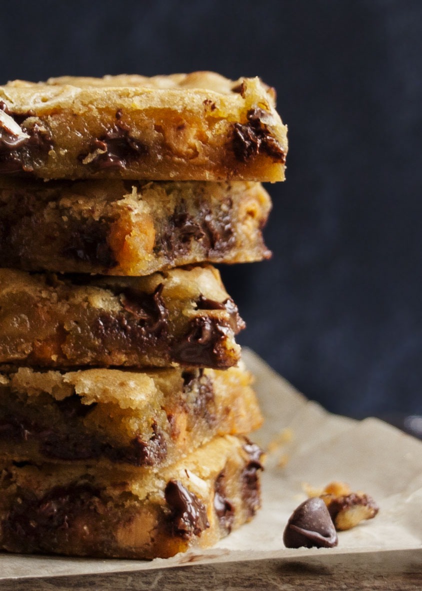 Chocolate Chip Butterscotch Bars