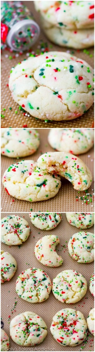 Confetti Cake Batter Cookies