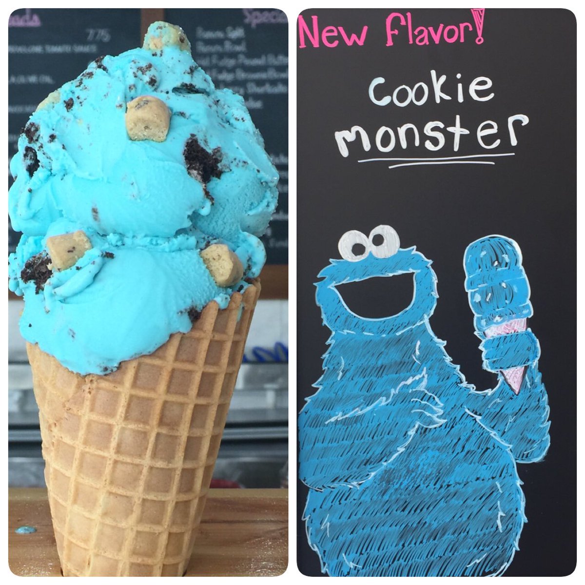 Pav's Creamery On Twitter   Introducing  Cookie Monster  Ice Cream