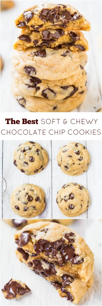 Chewy Chocolate Chip Cookies {the Best }