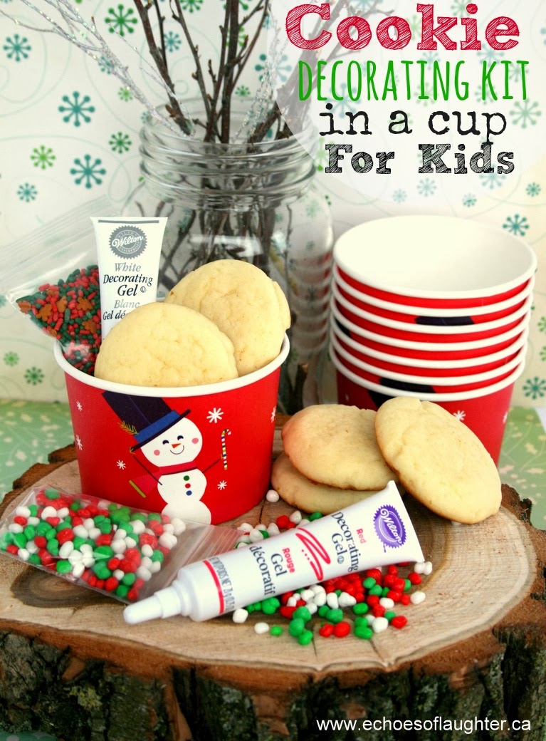 Christmas Cookie Decorating Kit In A Cup For Kids