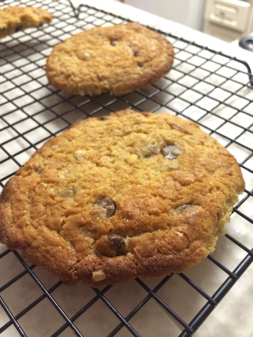 Toasted Coconut Chocolate Chip Cookiesmy Own Recipe Using