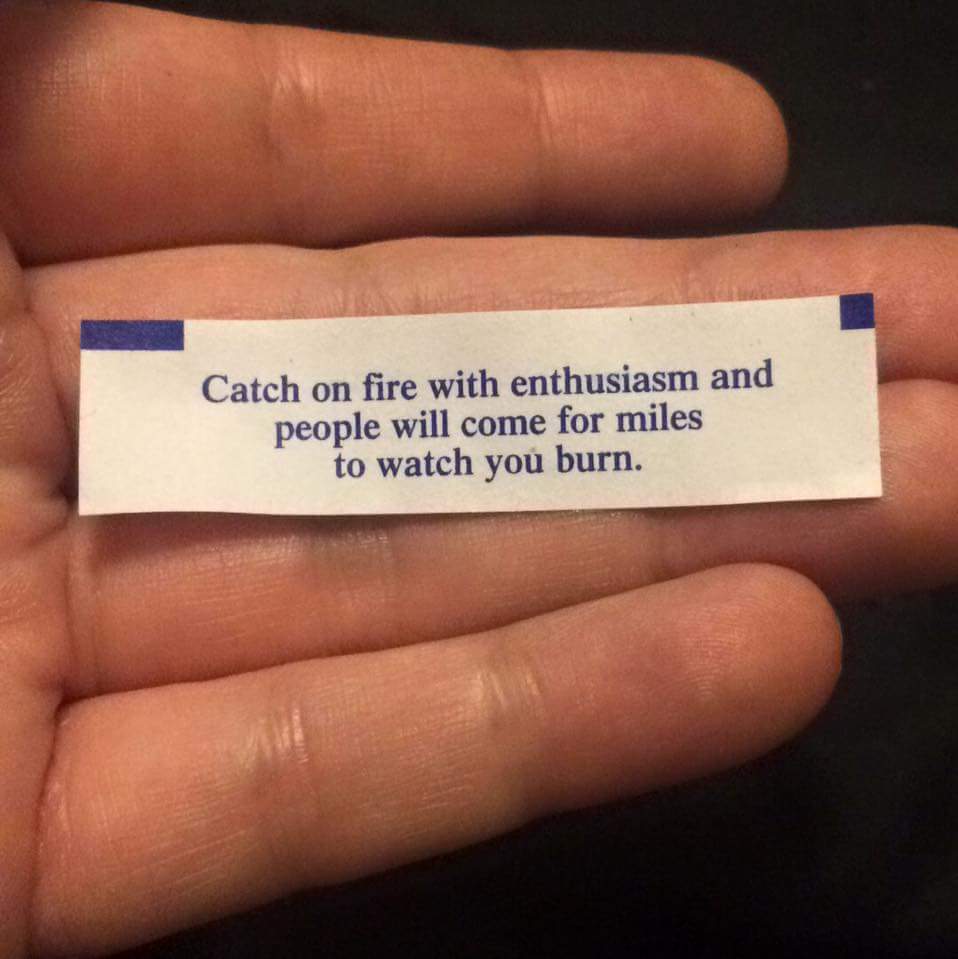 My Sister Got An Unsettling Message In Her Fortune Cookie Today
