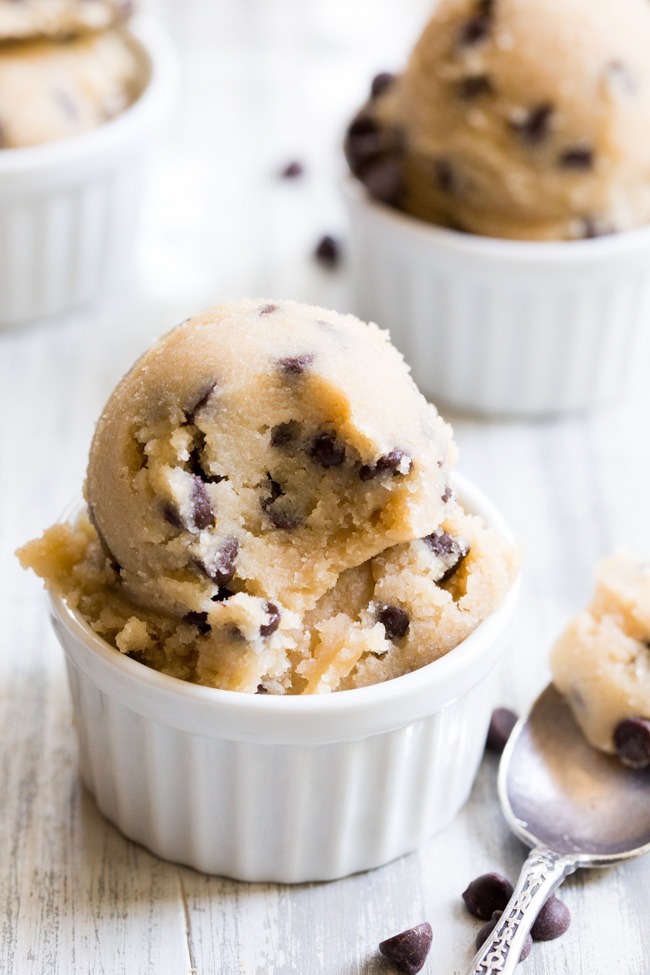 Best Paleo Edible Cookie Dough {gf, Df, Vegan}