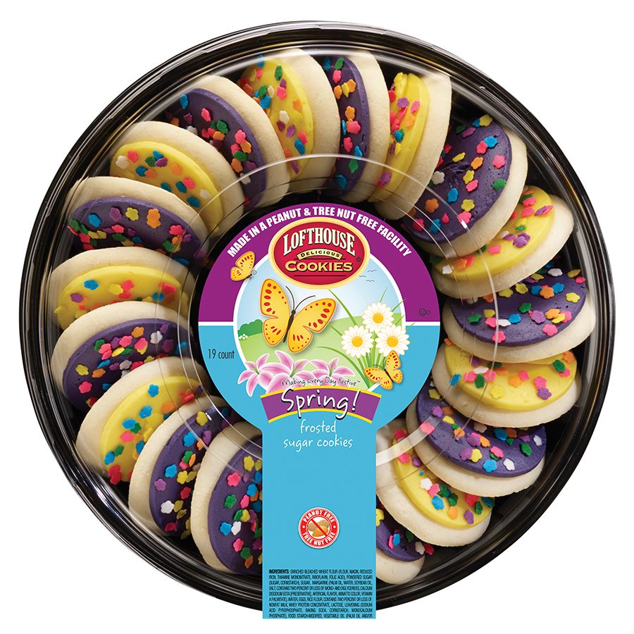Spring Frosted Sugar Cookies