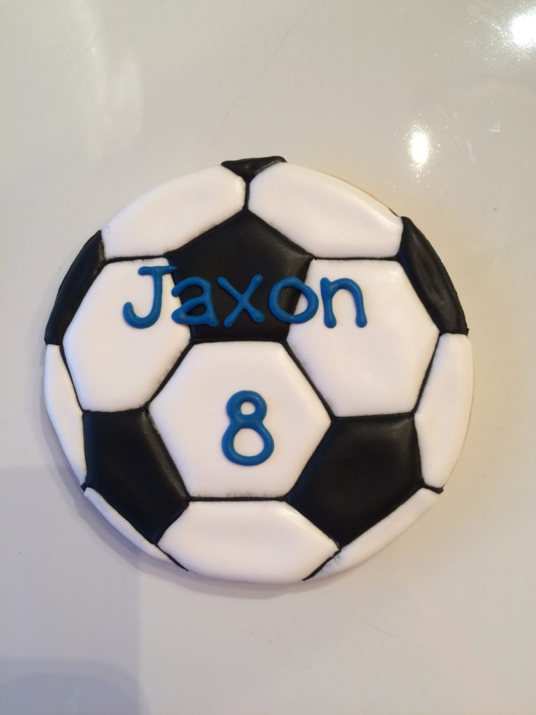 Soccer Ball Cookie Favor â Jillybeans Cookies
