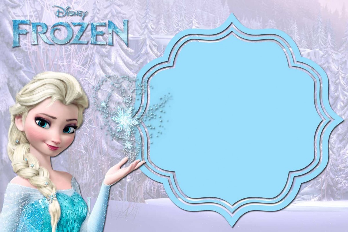 Free Printable Frozen Birthday Invitation Vintage Frozen Party