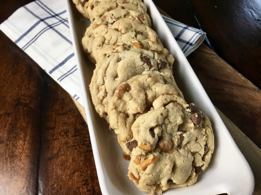 Caramel Pretzel Chocolate Chip Cookies (panera’s ‘kitchen Sink
