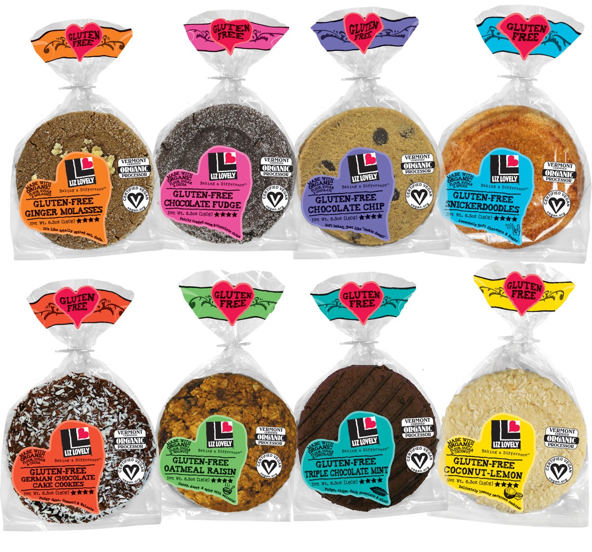 Very Lucky Recipients Of The Liz Lovely Cookie Sampler