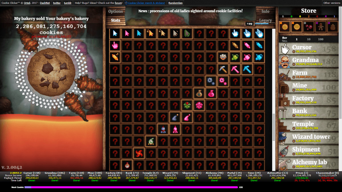 Finally Got To Grandmapocalypse   Cookieclicker